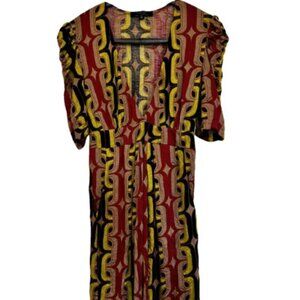 Y2K original IT girl dress - T-Bags Los Angeles Deep V short sleeve mini dress